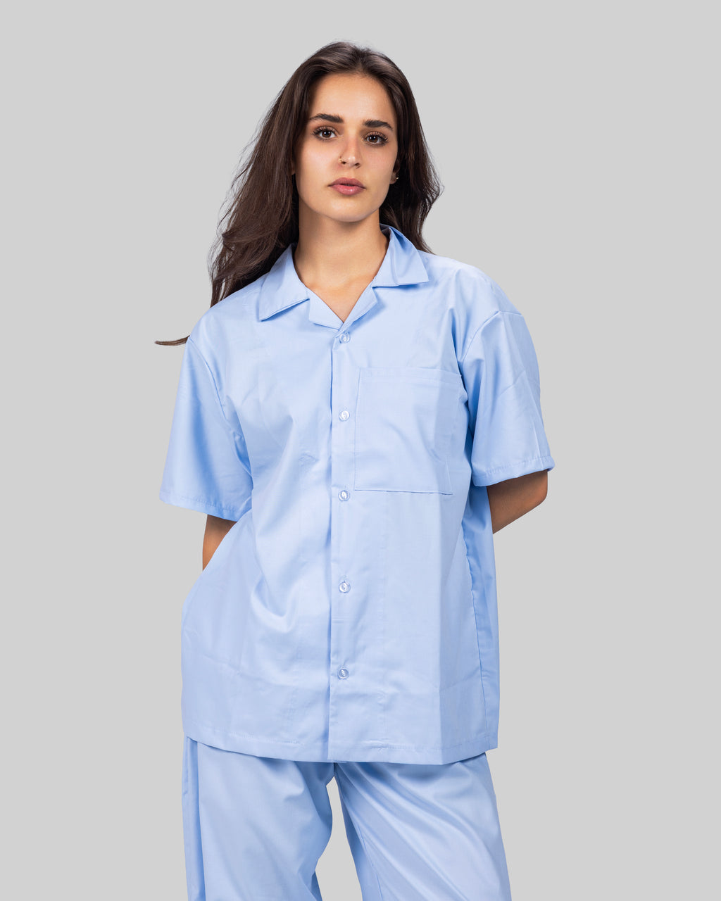 Classic Relaxed Short Sleeve Shirt | Button-Up Casual Shirt | Minimal Everyday Style