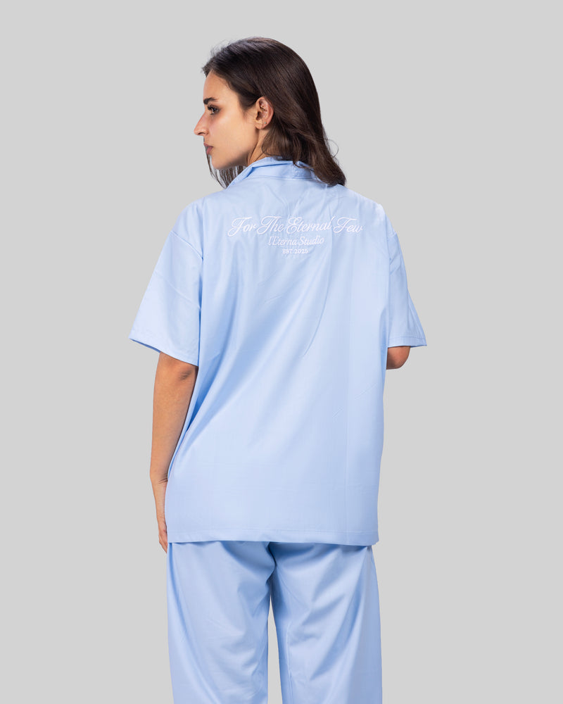 Blue Haze Linen Set