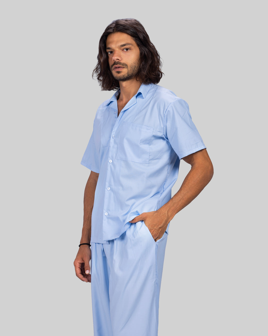 Classic Relaxed Short Sleeve Shirt | Button-Up Casual Shirt | Minimal Everyday Style