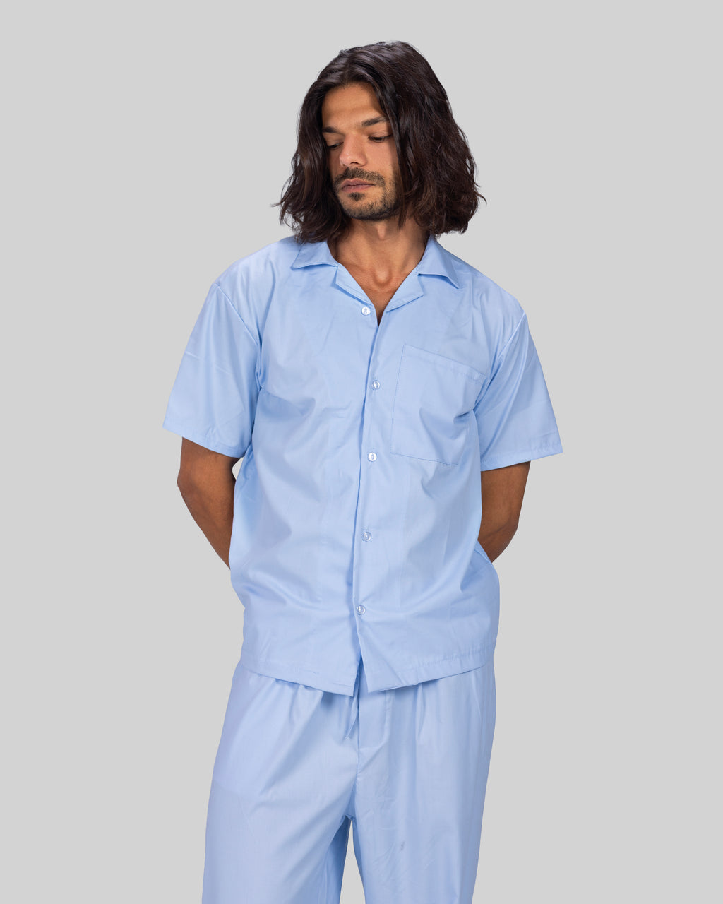 Classic Relaxed Short Sleeve Shirt | Button-Up Casual Shirt | Minimal Everyday Style