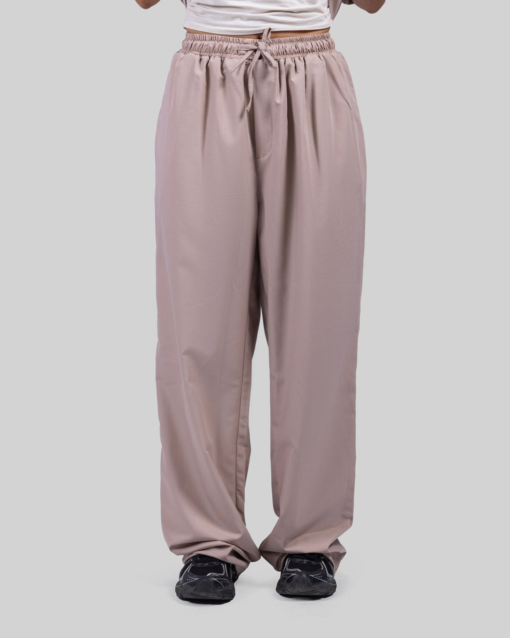 Relaxed Wide-Leg Casual Pants | Adjustable Drawstring Waist | Everyday Comfort