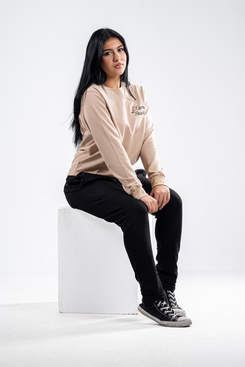 Beige Crewneck