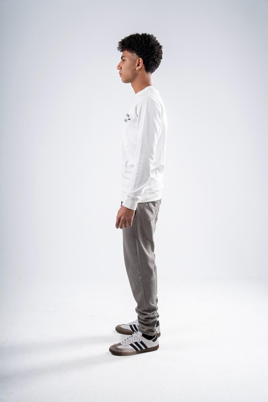 grey linen pants