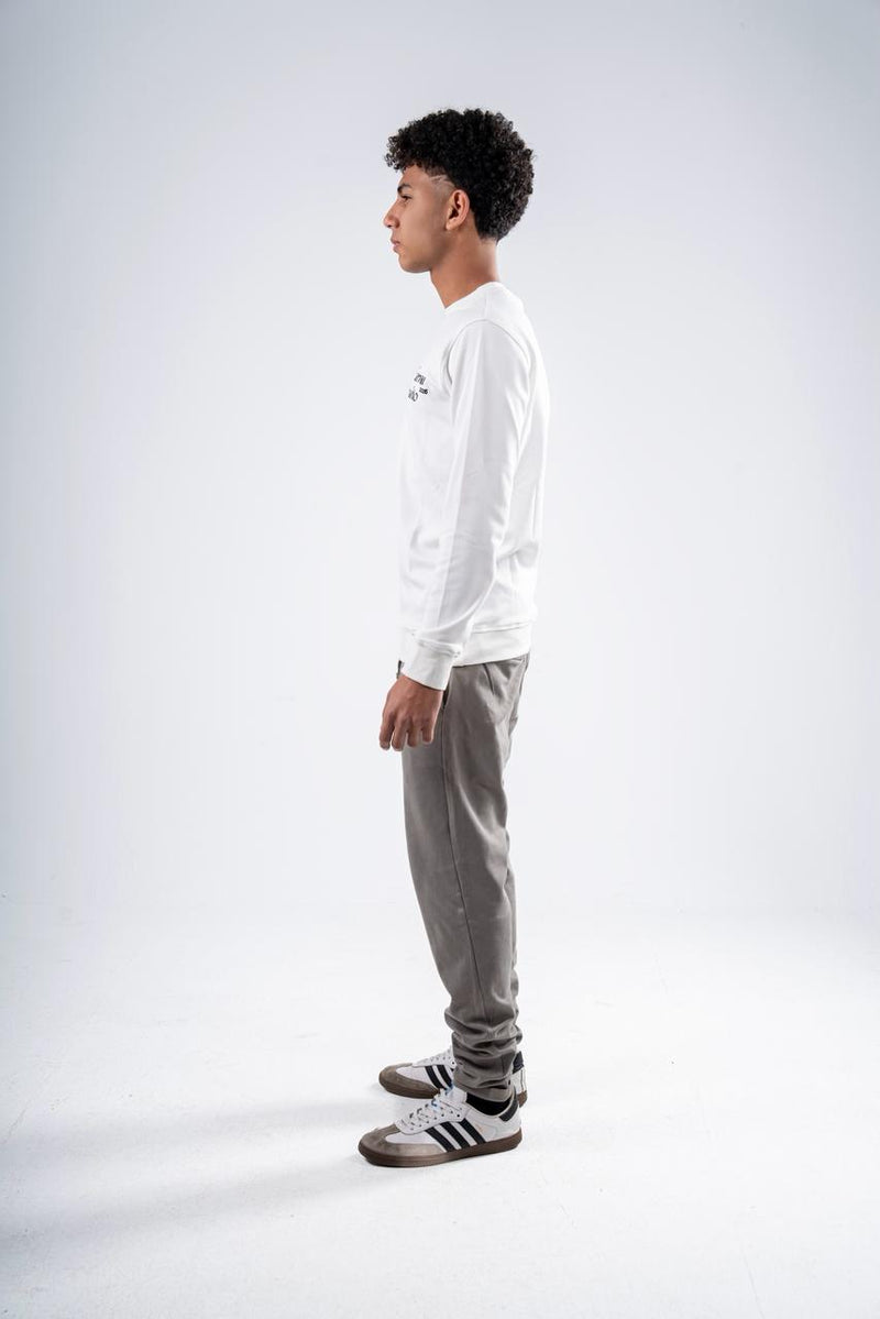 grey linen pants